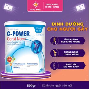 Sữa GPower Canxi Nano