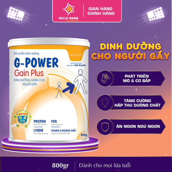 Sữa G-Power Gain