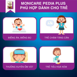 Đối tượng sử dụng Sữa Monicare Pedia Plus