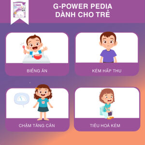 Đối tượng sữa G-Power Pedia