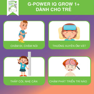 Đối tượng sữa G-Power Grow IQ