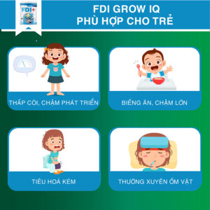 Sữa FDI Grow IQ đối tượng