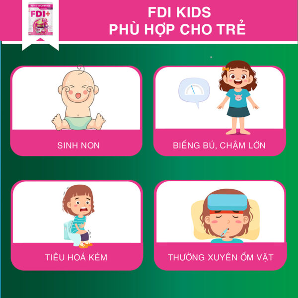 Sữa FDI KID đối tượng