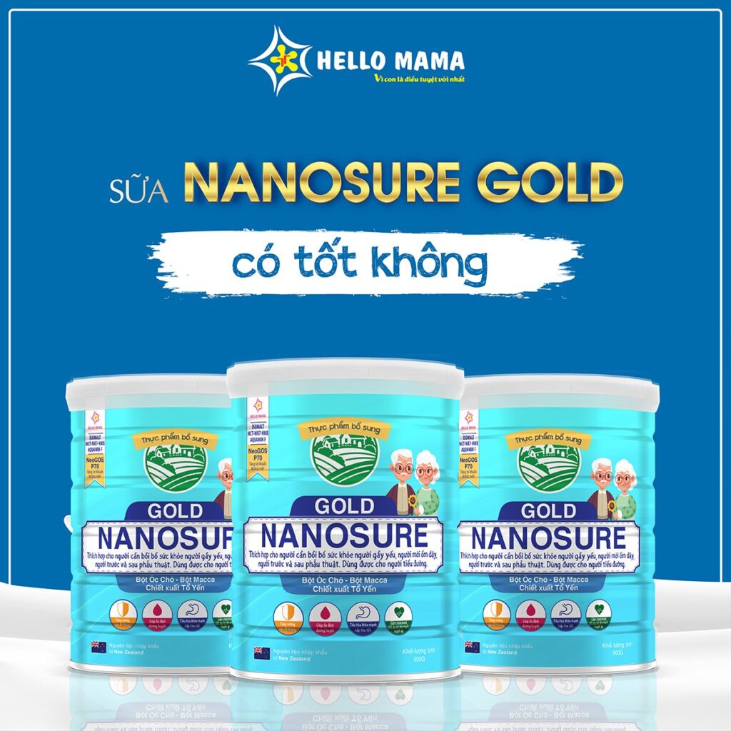 Sữa Nano Sure Gold có tốt không