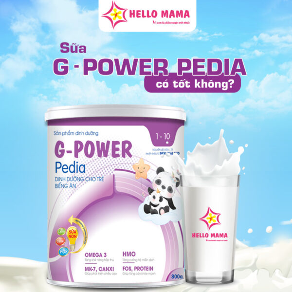 Sữa G-Power Pedia có tốt không