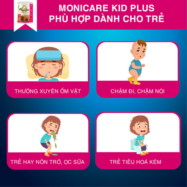 Đối tượng Sữa Monicare KidPlus