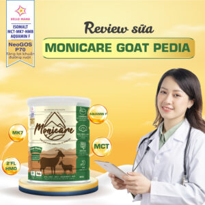 Review sữa Monicare Goat Pedia